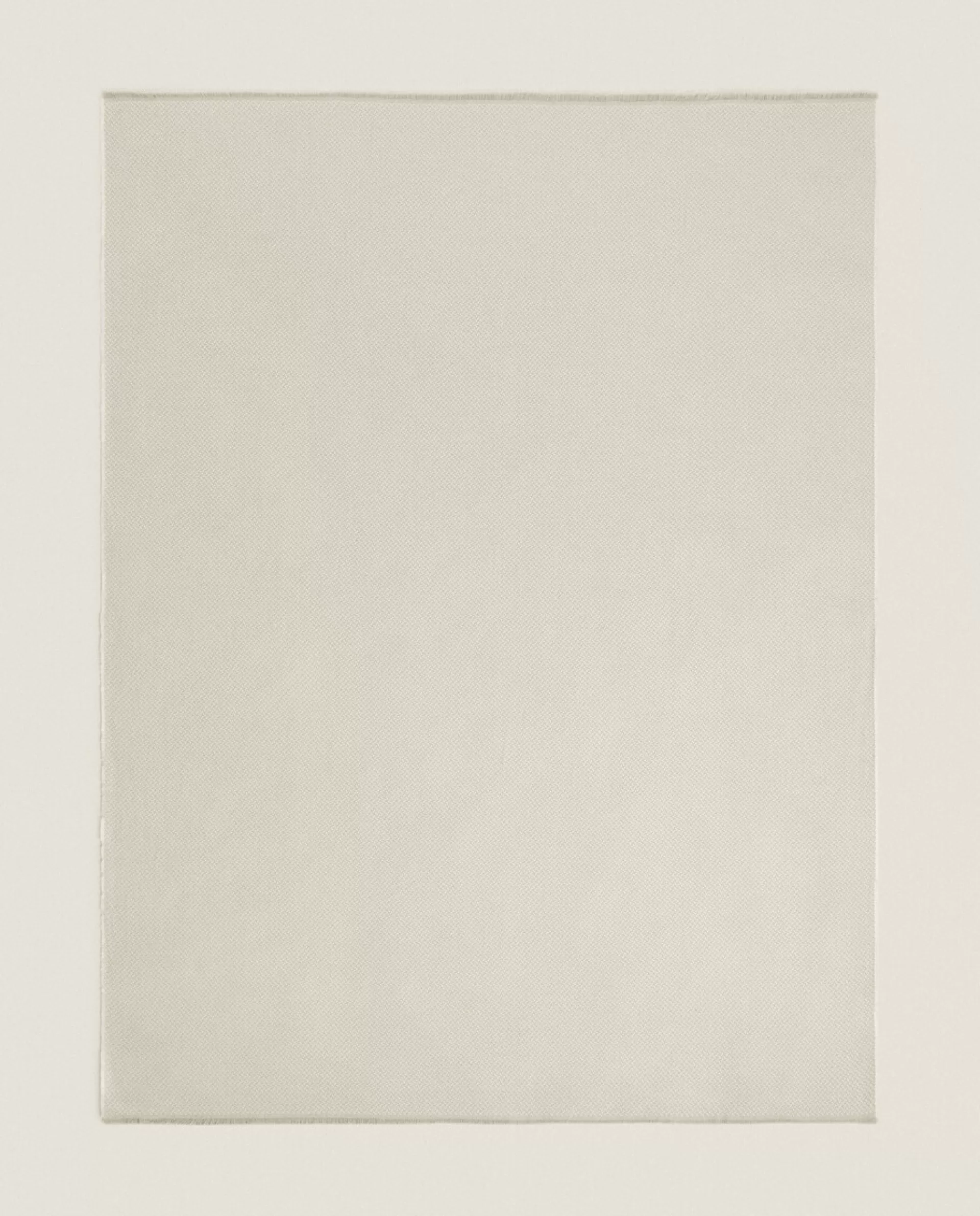 ZARA Home Fringed Acrylic Blanket Green Flash Sale
