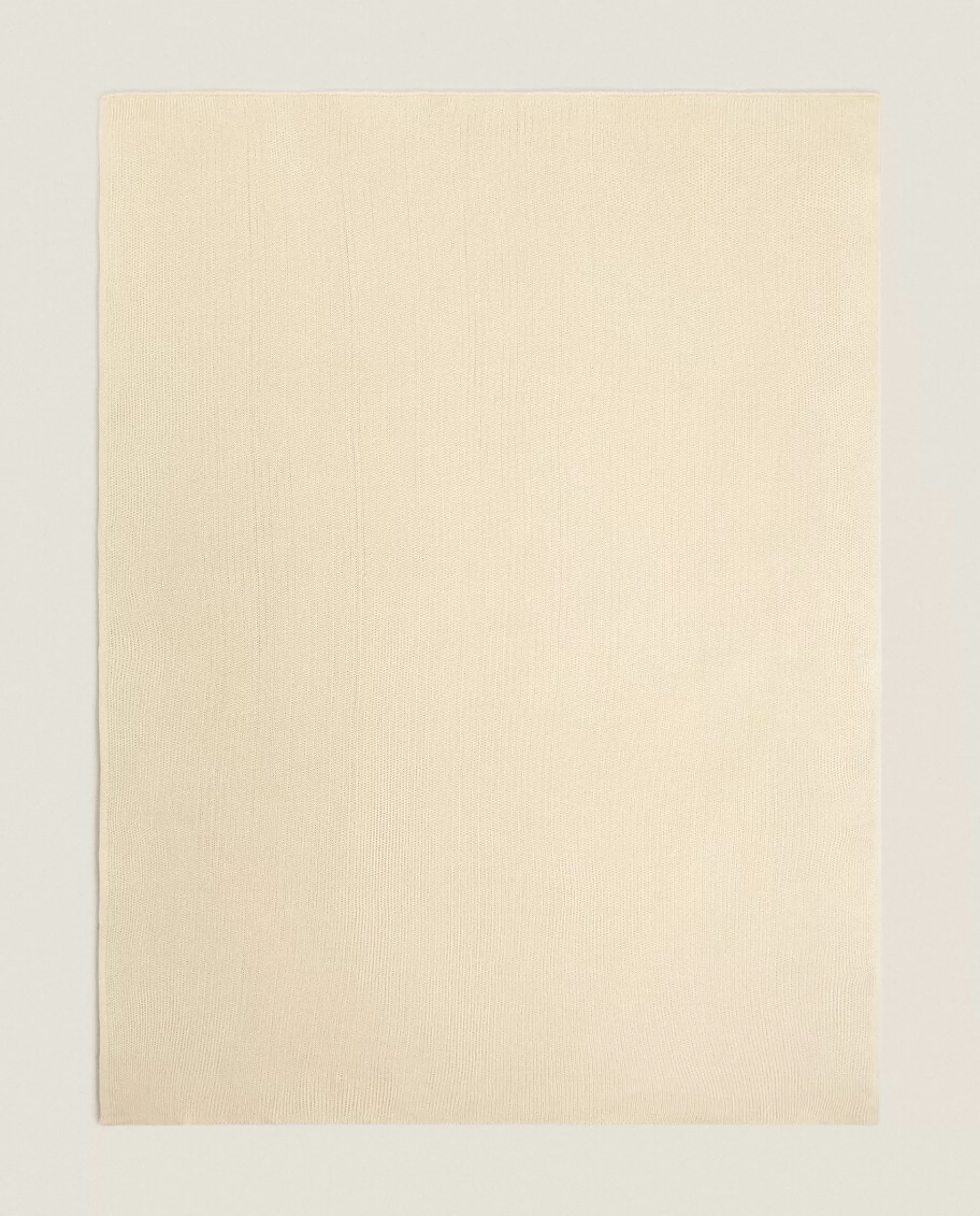 ZARA Home Knit Blanket Natural Colour Fashion