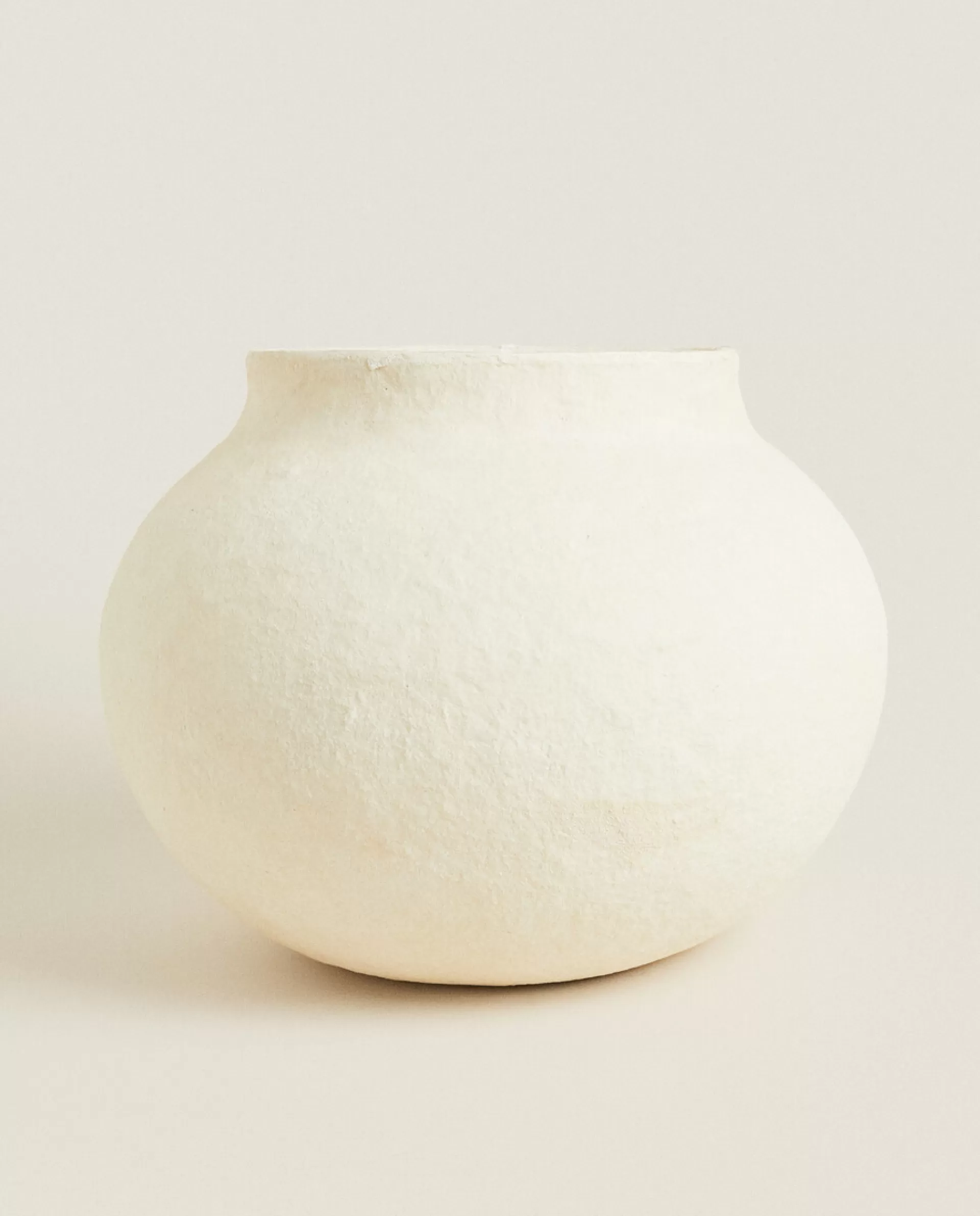 ZARA Home Papier-Mache Vase White Fashion