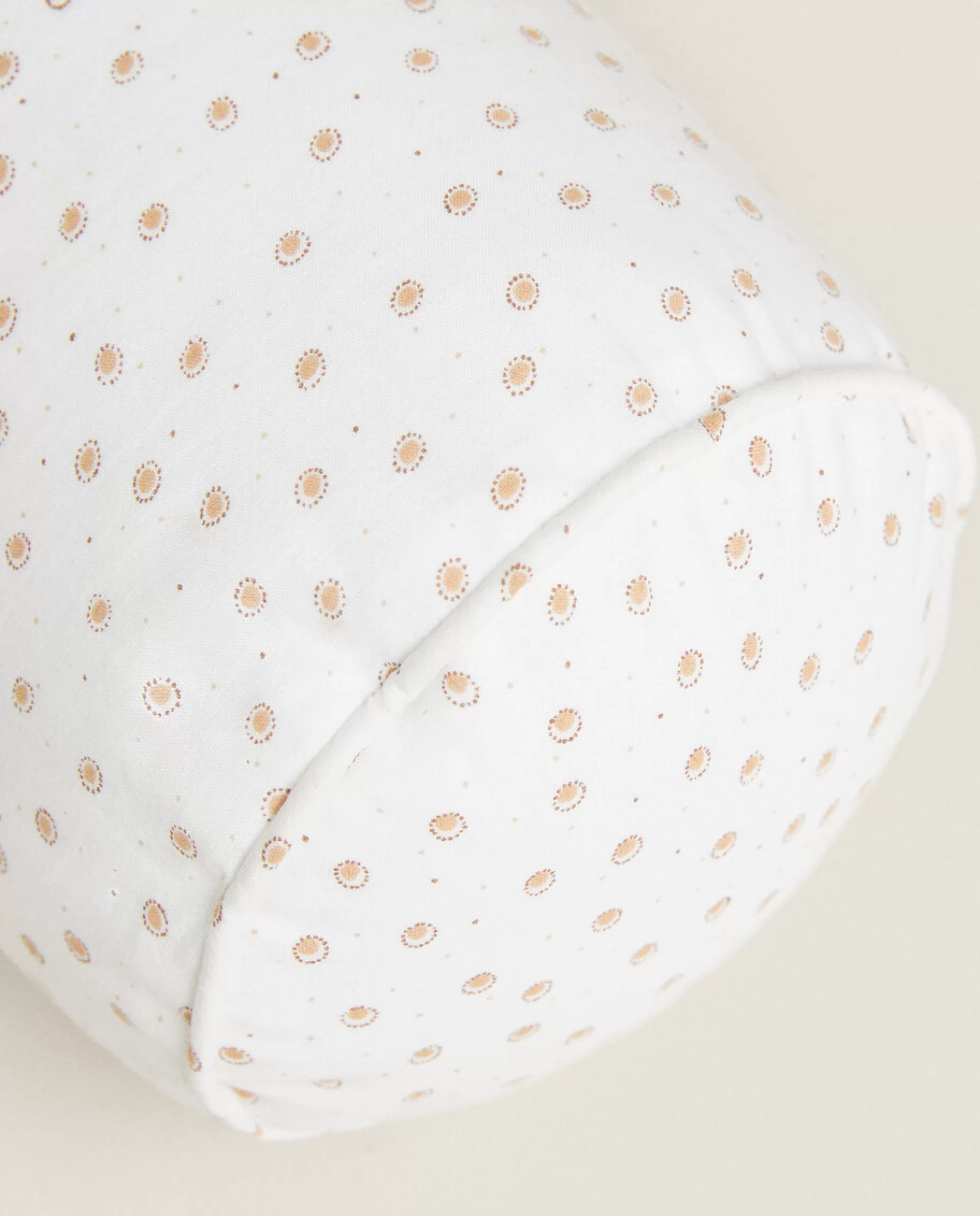 ZARA Home Printed Bolster Cushion White Online