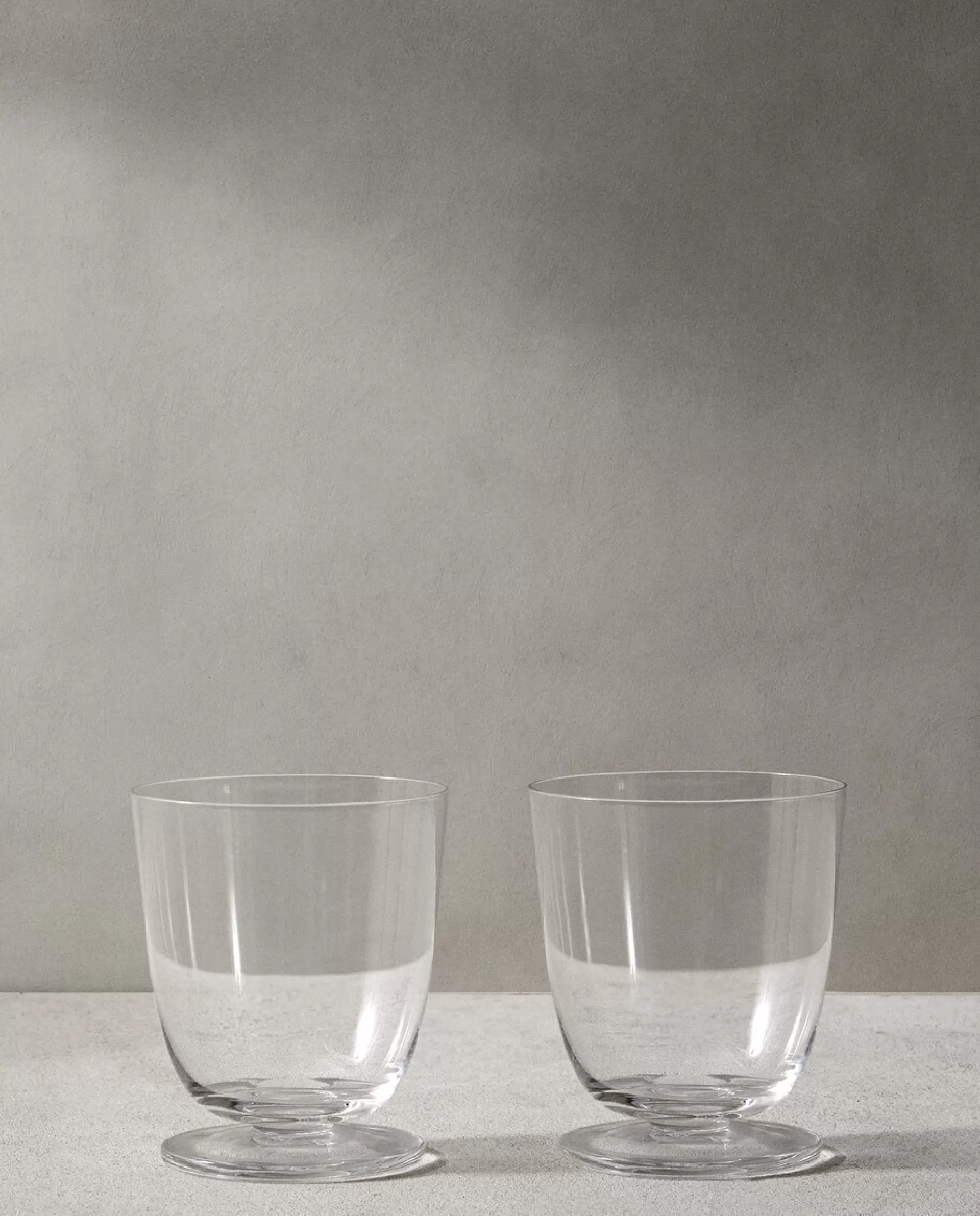 ZARA Home Set Of 2 - Stemmed Glass M Transparent New