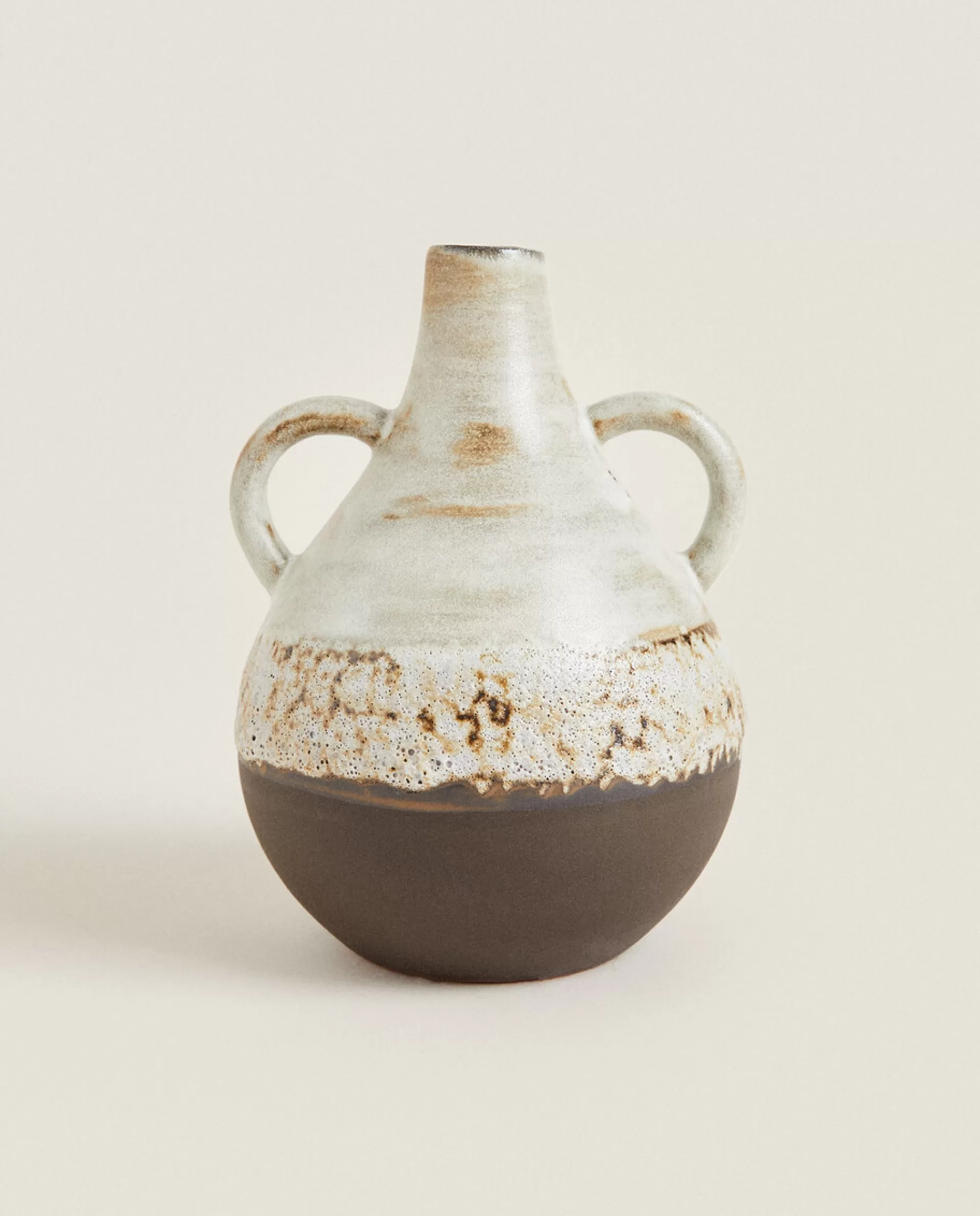 ZARA Home Terracotta Vase With Handles 4-718 Best