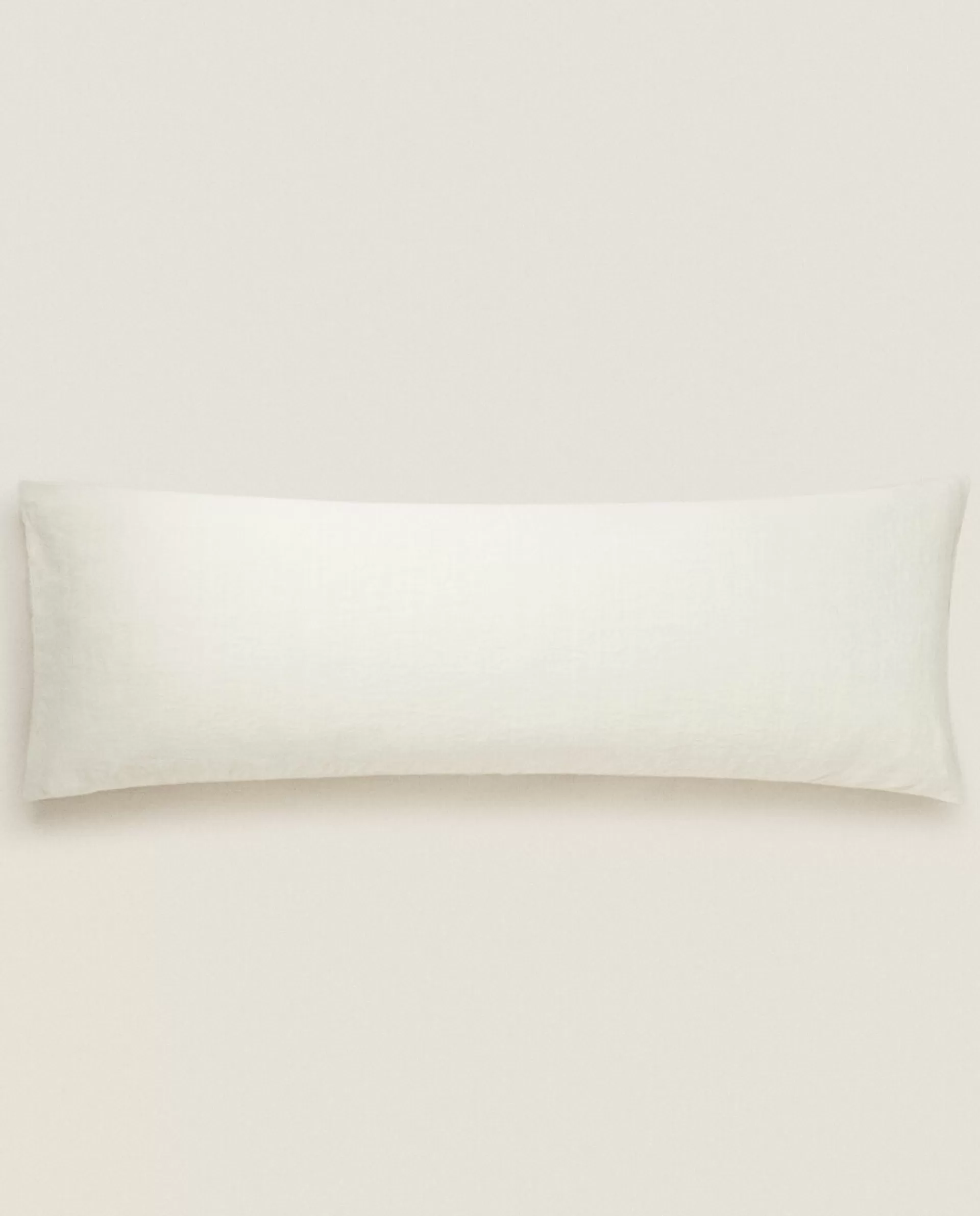 ZARA Home Washed Linen Throw Pillow Cover Sand Discount