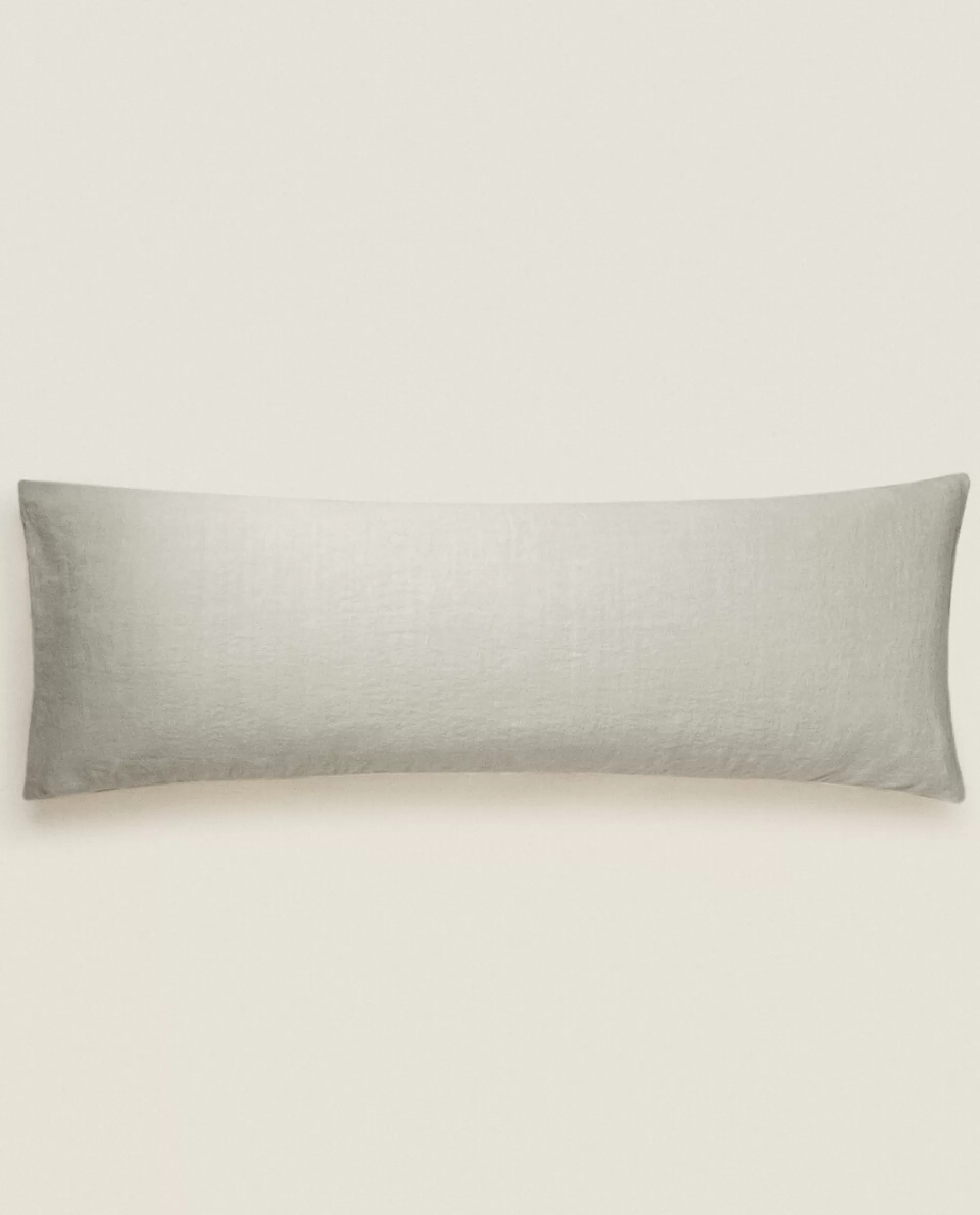 ZARA Home Washed Linen Throw Pillow Cover Middle Grey Best